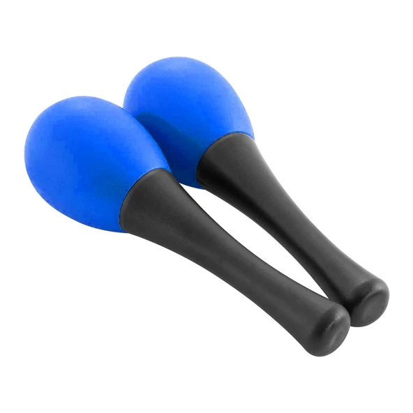 Jwin PM-202 Saplı Marakaş Orff - Ritim Aleti Seti - Mavi - 2