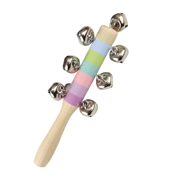 Jwin JSZ-101 Metal Zilli Ahşap Marakas Orff - Ritim Aleti - 3