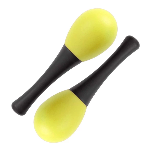 Jwin PM-202 Saplı Marakaş Orff - Ritim Aleti Seti - Sarı - 5