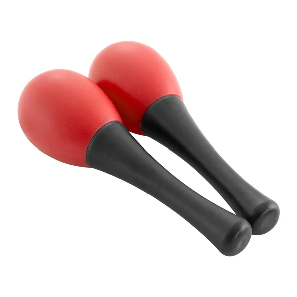Jwin PM-202 Saplı Marakaş Orff - Ritim Aleti Seti - Kırmızı - 2
