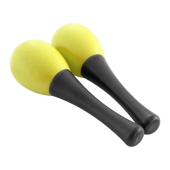 Jwin PM-202 Saplı Marakaş Orff - Ritim Aleti Seti - Sarı - 2
