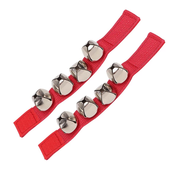 Jwin BZ-402 Bilek Zili Orff - Ritim Aleti Seti - Kırmızı - 2