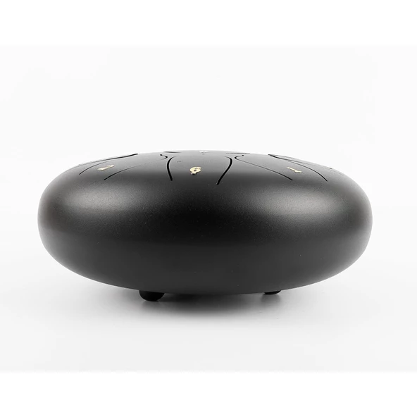 Jwin JTN-1011 10 Inç 11 Ses Ton Çelik Handpan Tongue Drum Davulu - Siyah - 3