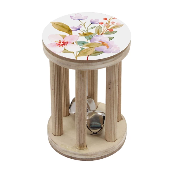 Jwin KZ-602 Kafesli Ahşap El Zili Orff - Ritim Aleti - 3