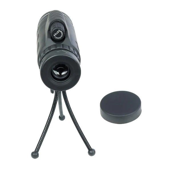 SKYPAL ST-201M 40X60 Monoküler Tripodlu Dürbün Taşıma Çantası ve Mobil Aparat - 5