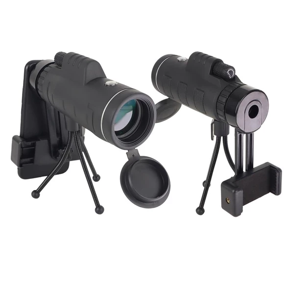 SKYPAL ST-201M 40X60 Monoküler Tripodlu Dürbün Taşıma Çantası ve Mobil Aparat - 2