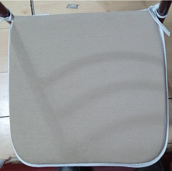 Mandaş Milanyum Düz Desen Bağcıklı Sandalye Minderi Capicino 6 ADET - 2