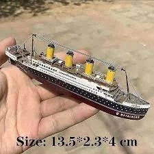 TİTANİC RENKLİ 3D Metal Maket Bulmaca Puzzle model kitleri DIY 14+ Yaş 59+ parça - 2