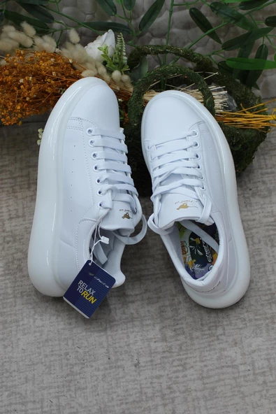 Fort Cheta Madrıd 150 Beyaz Memory Foam Taban Unisex Sneaker Ayakkabı - Resim 6