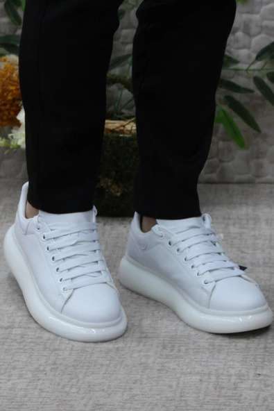 Fort Cheta Madrıd 150 Beyaz Memory Foam Taban Unisex Sneaker Ayakkabı - Resim 3