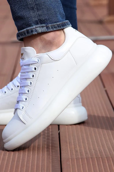 Fort Cheta Madrıd 150 Beyaz Memory Foam Taban Unisex Sneaker Ayakkabı - Resim 2