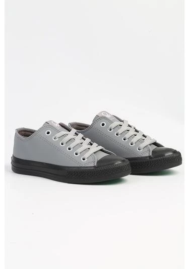 BENETTON BN-31040 BAĞCIKLI DERİ UNİSEX SNEAKER SPOR AYAKKABI - 3