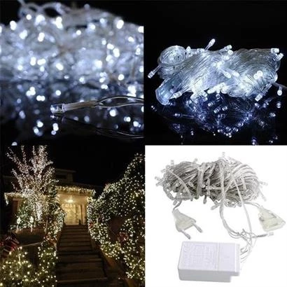 Periboia 100 Ledli 8 Fonksiyonlu 10 Metre Led Aydınlatma Dekor Lambası (beyaz) - 5