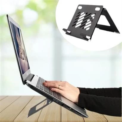 Periboia  Ayarlanabilir Metal Dizüstü Destek Tabanı Katlanabilir Taşınabilir Laptop Sehpası Standı