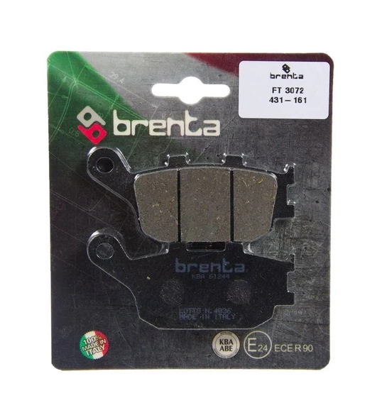 Brenta Fren Balata Ft 3072 Arka Honda Nc700 Nc750 S X 12-13 Cbf 600 Dl 650 1000 V-Strom Mt-07 Mt-09