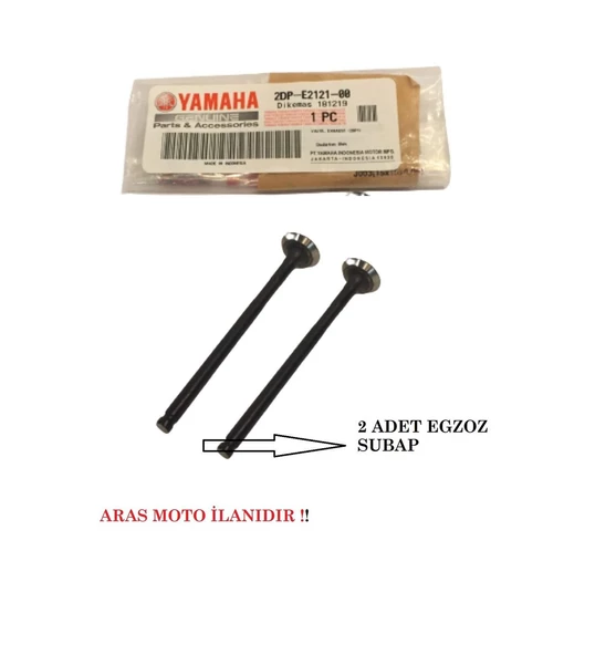 Nmax 125 - 150 Egzoz Subap Takımı (Egsoz Sibop ) 2 Adet Orjinal _Supermoto