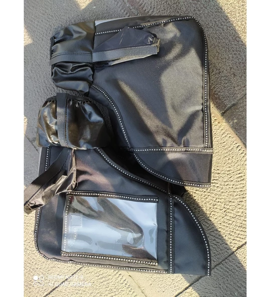 Rks Newlight Uyumlu Telefon Tutuculu Elcik Koruma Takımı _Supermoto