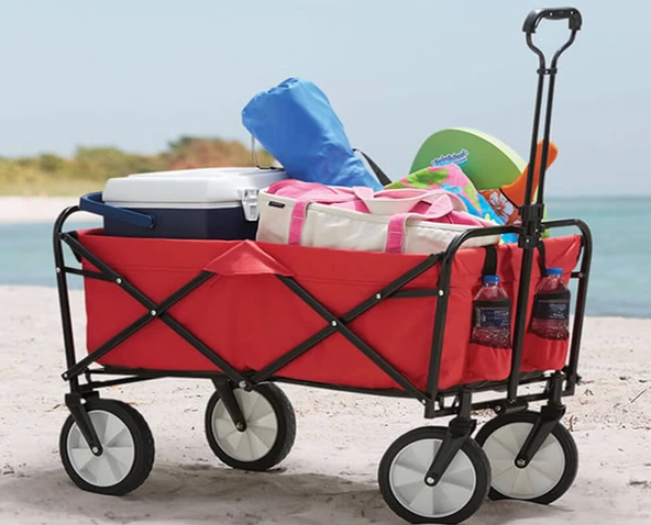 Kangaroo KNG001 Plaj, Bahçe ve Park Vagon Tip Taşıma Arabası - Resim 6