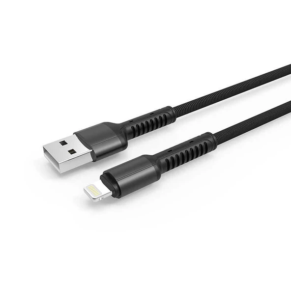 Vendas Zore-LS65 Lightning Usb 3 Metre 2.4A Data ve Şarj Kablosu