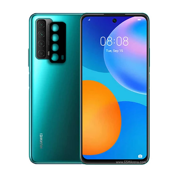 Vendas Huawei P Smart 2021 Tam kaplamacam  kamera lens koruyucu