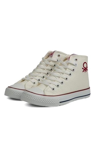 BENETTON BN-30727 BAĞCIKLI DERİ UNİSEX SNEAKERS SPOR BOT - 8