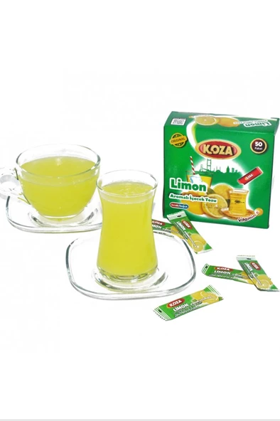 Koza Tek İçimlik Limon Aromalı Toz İçecek 50'li - 2