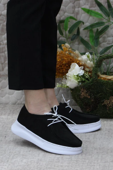 Fort Gnd 32600 Siyah Süet Comfort Hafif Rahat Günlük Kadın Ayakkabı ürün görseli