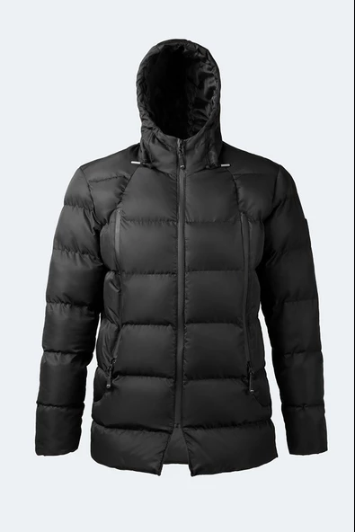 Slazenger Heath Erkek Mont Kaban Siyah - Resim 4