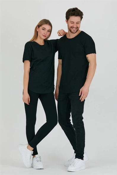 Unisex Pis Yaka Salaş T-shirt - 10