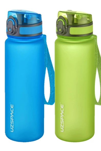 Uzspace 2'li Tritan Matara Seti 500 ml 14 Farklı Renk Seçeneği FiftyFifty - 4