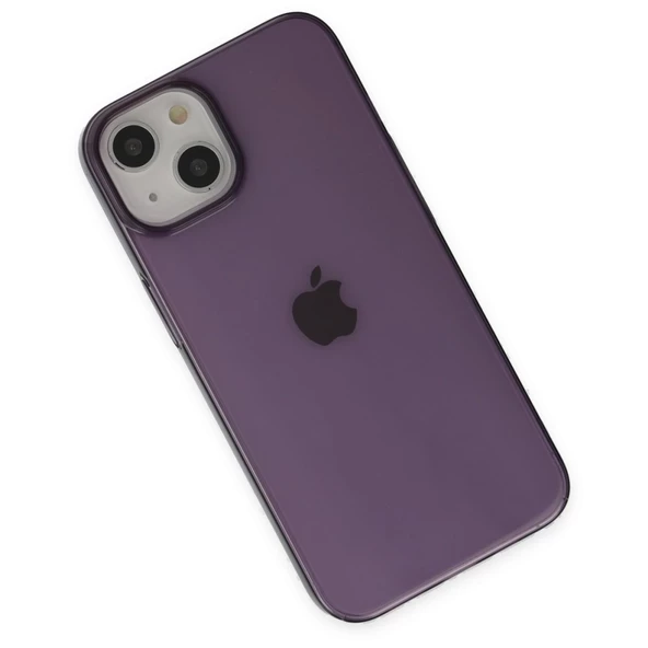 Apple iPhone 14 Plus Kılıf Anti-Fingerprint Kristal Şeffaf Sararmaz Kapak - 11
