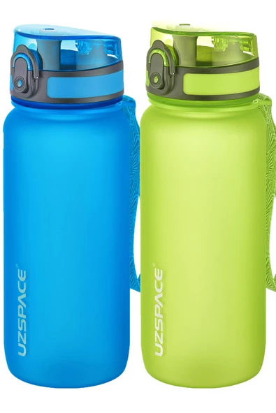 Uzspace 2'li Tritan Matara Seti 650 ml 14 Farklı Renk Seçeneği FiftyFifty - 6