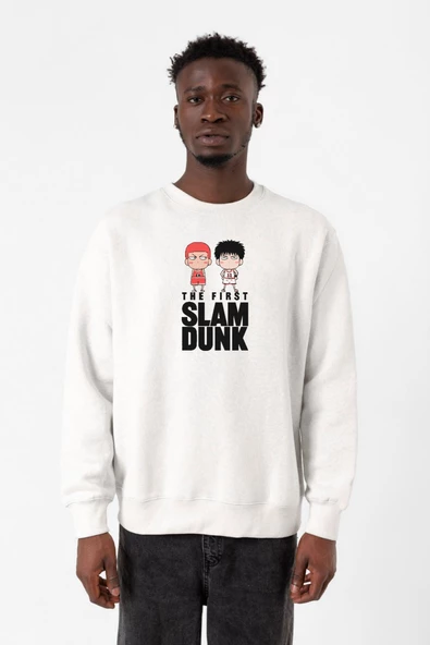 Slam Dunk First Slam Dunk Beyaz Erkek 2ip Sweatshirt