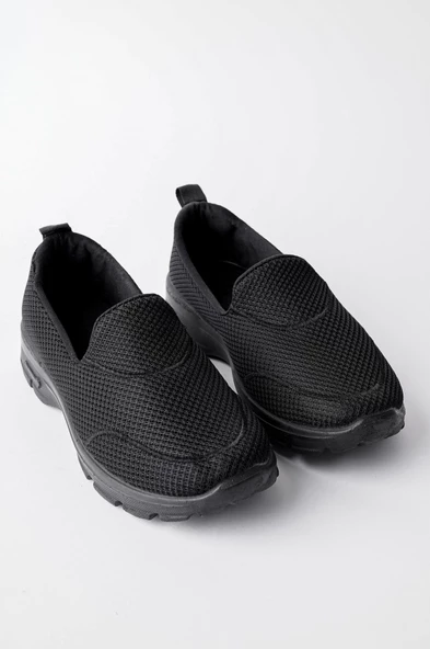 Muggo WİLLA Garantili Kadın Ortopedik Bağcıksız Nefes Alabilen Hafif Yürüyüş Sneaker Spor Ayakkabı - 6