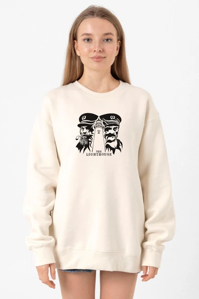 The Lighthouse Minimalist Ekru Kadın 2ip Sweatshirt