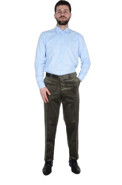 Cengiz İnler Regular Fit Erkek Kadife Pantolon - 6