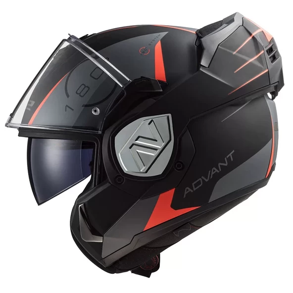LS2 ADVANT CODEX MAT SİYAH-TITANIUM KASK - 3