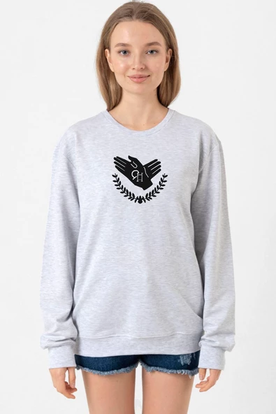 Violet Evergarden Anime CH Postal Company Logo Grimelanj Kadın 2ip Sweatshirt