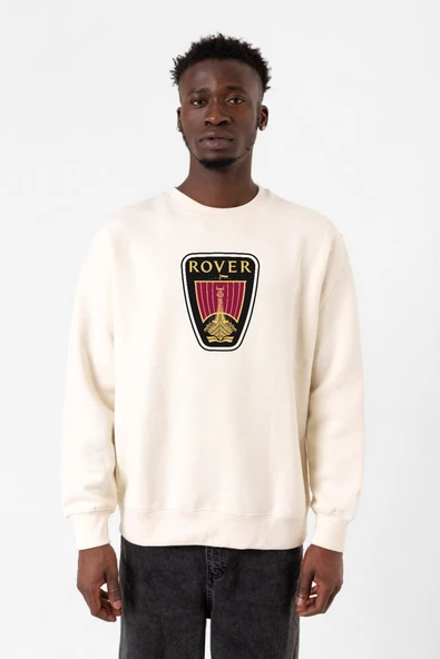 Vikings Rover Amblem Ekru Erkek 2ip Sweatshirt