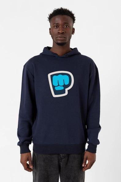 PiewDiePie Active Lacivert Erkek 3ip Kapşonlu ürün görseli