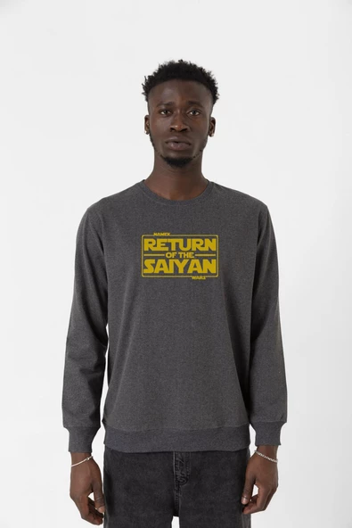 Dragon Ball Z Anime Namek Wars Füme Erkek 2ip Sweatshirt