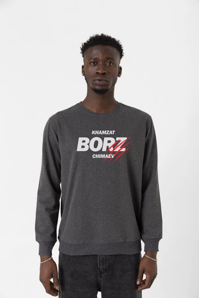 Khamzat Chimaev Borz Claw Füme Erkek 2ip Sweatshirt