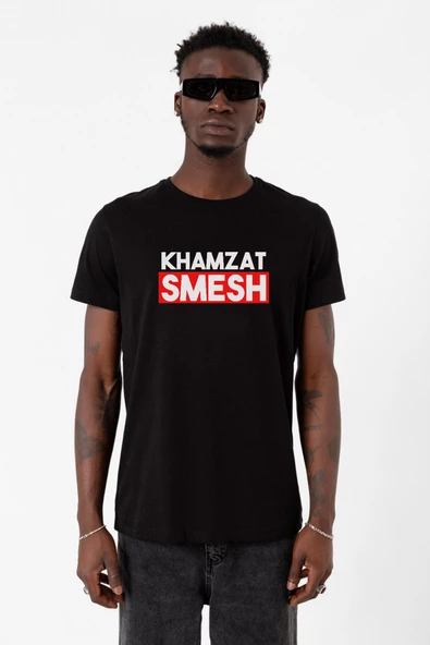 Khamzat Chimaev Smesh Siyah Erkek Tshirt