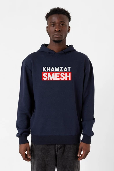Khamzat Chimaev Smesh Lacivert Erkek 3ip Kapşonlu