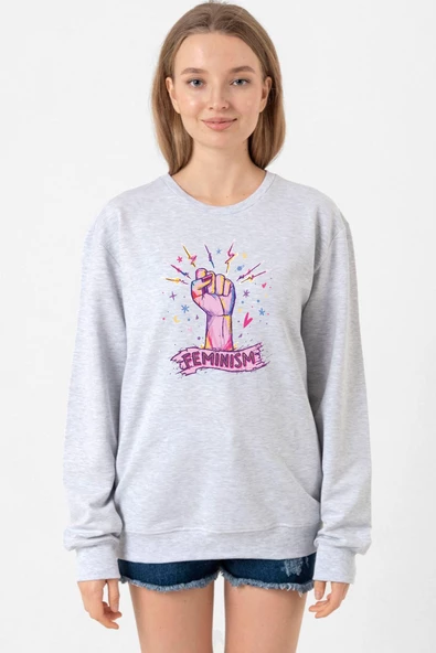 Colorful Feminism Hand Grimelanj Kadın 2ip Sweatshirt - 1