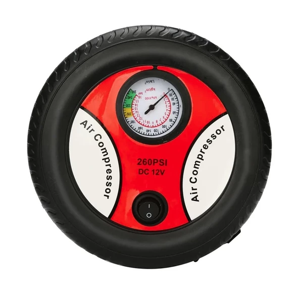 ARAÇ LASTİK HAVA KOMPRESÖRÜ POMPASI 260PSI 12 VOLT ÇAKMAKLIK GİRİŞLİ - 4