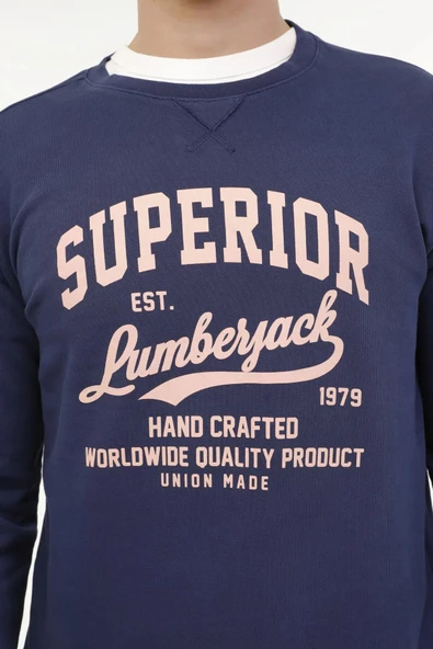 LUMBERJACK ML HECTOR 16URB1044 4FX ERKEK SWEATSHİRT - 5