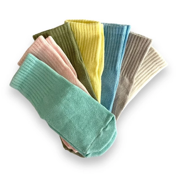 Kukita 6 lı Soket Çorap Seti (Karışık Renkli ) - 2