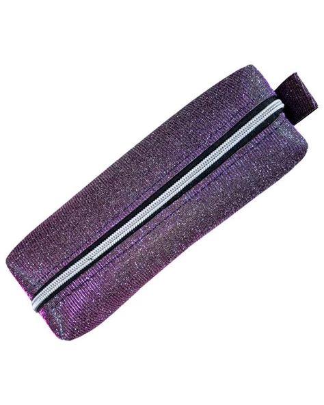 Yuga Makyaj Çantası Simli Hologramlı Mor - 2