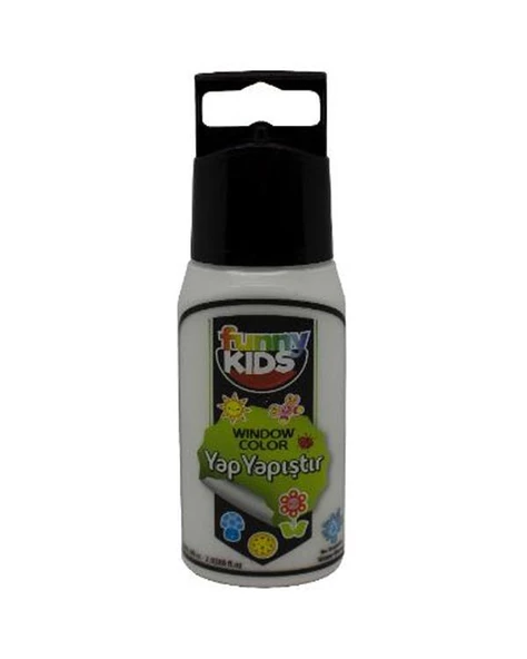 Funny Kids Yap Yapıştır Beyaz 60cc